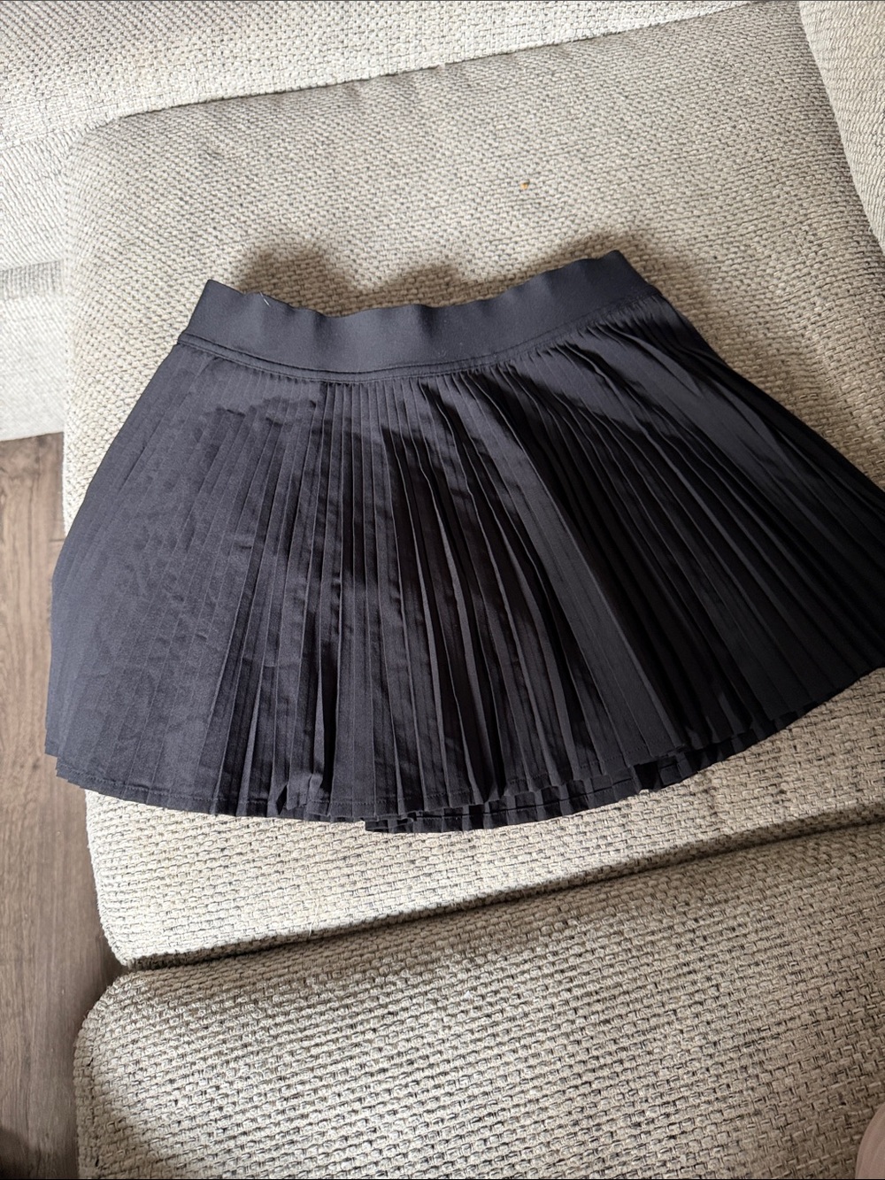 lululemon athletica Black Pleated tennis skort